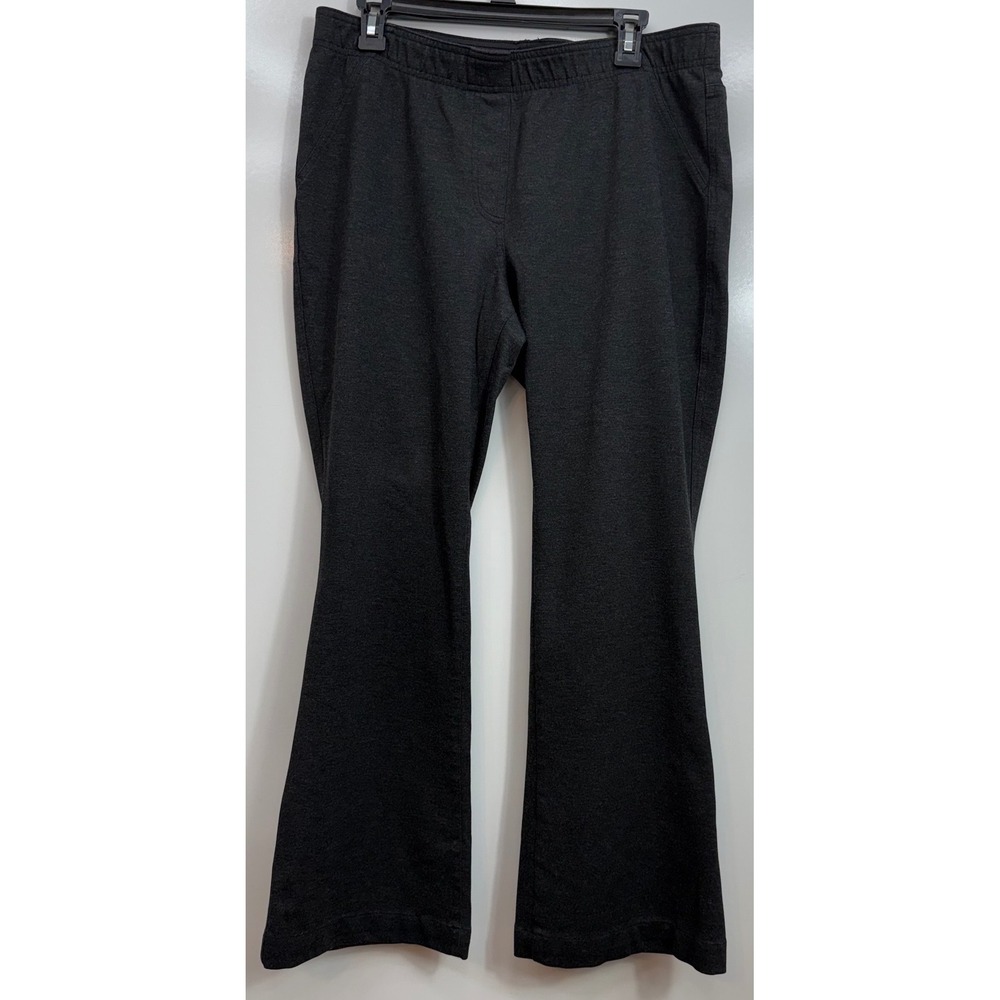 Chico's Juliet Wide Leg‎ Ponte Pants Size 2 Short L 12 14 Graphite Gray Comfort